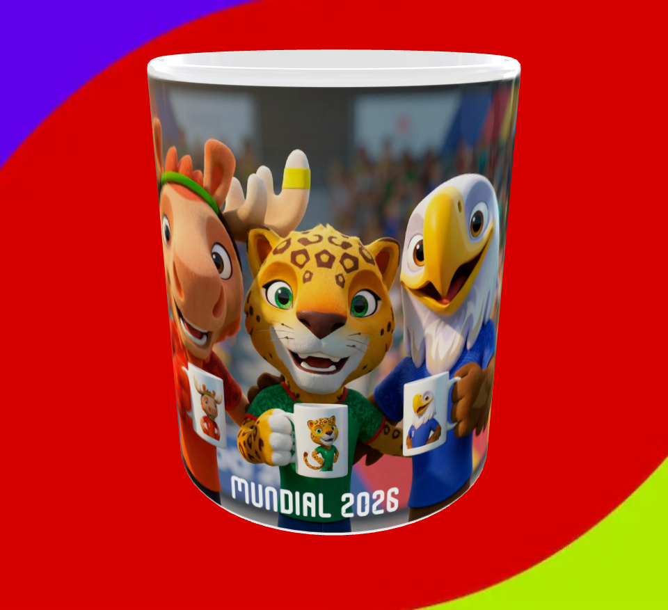TAZAS MASCOTAS MUNDIAL · foto 6